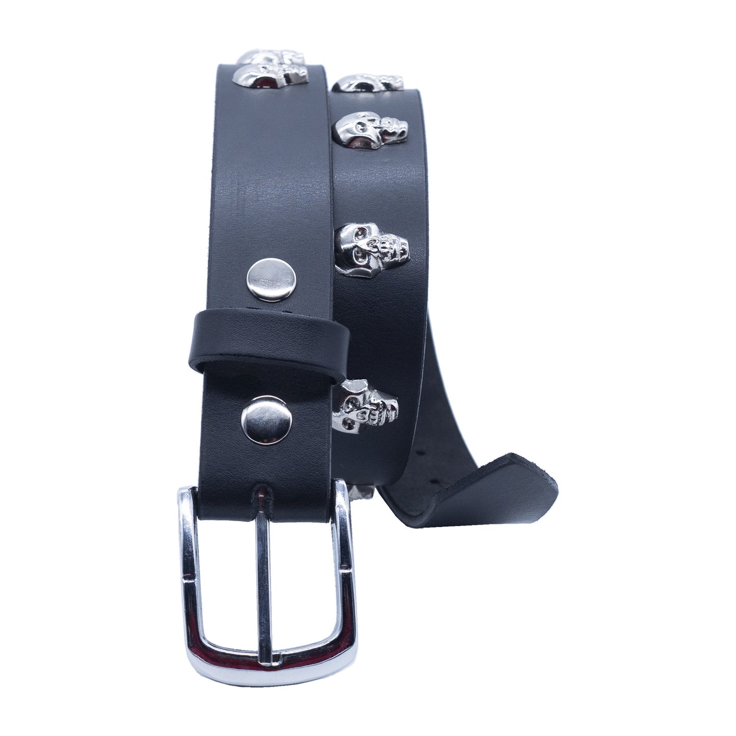 Set of 3 β 2 Wallets + 1 Genuine Leather Belt β Biker Gift Set