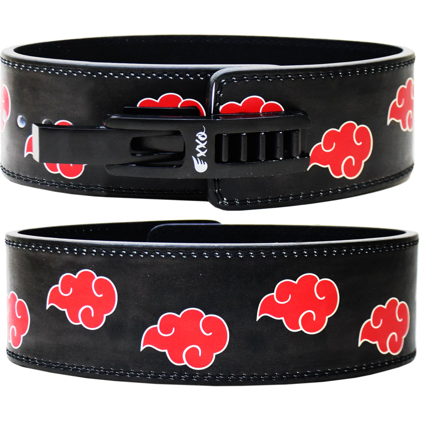 Red Cloud Anime Custom Lever Weightlifting Belt ā 10MM Heavy Duty Powerlifting Gym Belt with Adjustable Buckle for Squats, Deadlifts, and Perfect Back Support for Men & Women