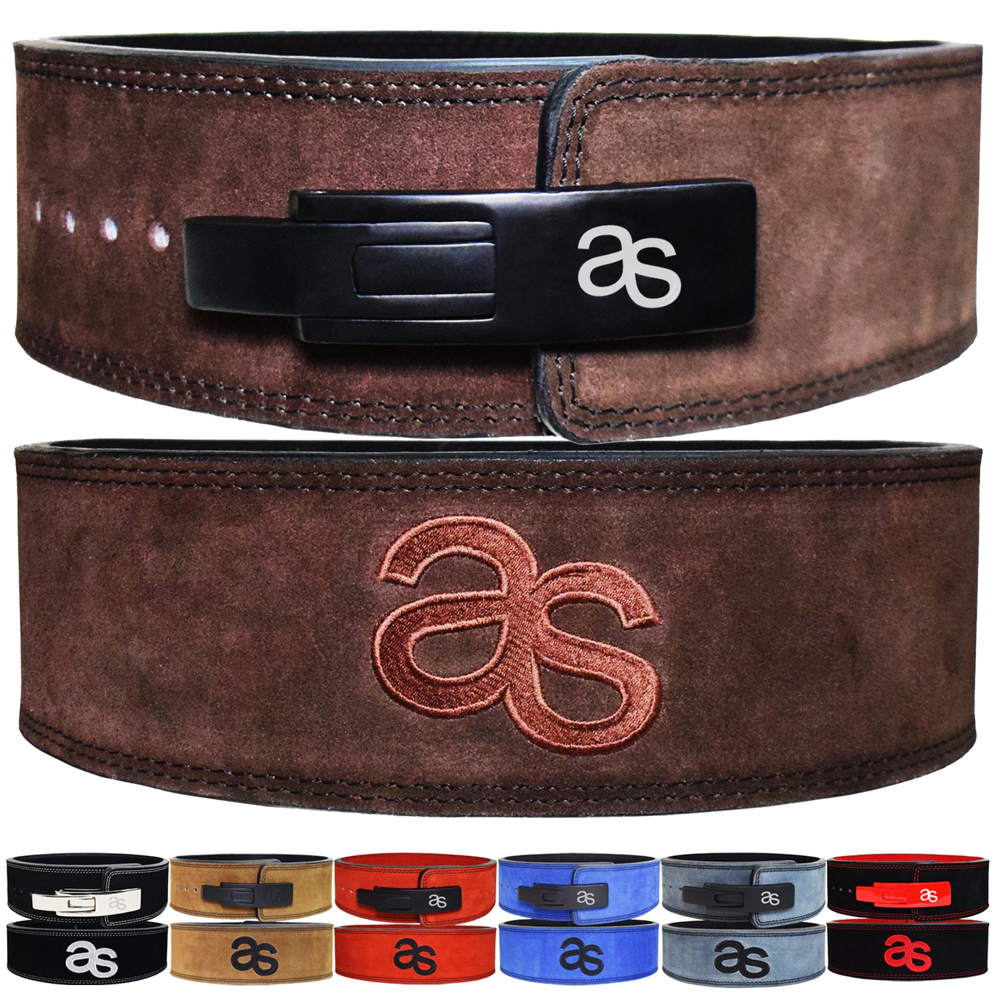 Aaylans Weightlifting Lever Belt Made of Genuine Cow Leather 13mm Thick Heavy duty Belt for Men & Women Lower Back Support for Gym Workouts Deadlifts Squats Powerlifting (Dark Brown)