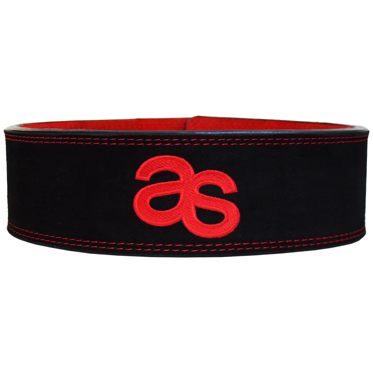 Aaylans Weightlifting Lever Belt Made of Genuine Cow Leather 13mm Thick Heavy duty Belt for Men & Women Lower Back Support for Gym Workouts Deadlifts Squats Powerlifting (Black (Red Buckle))