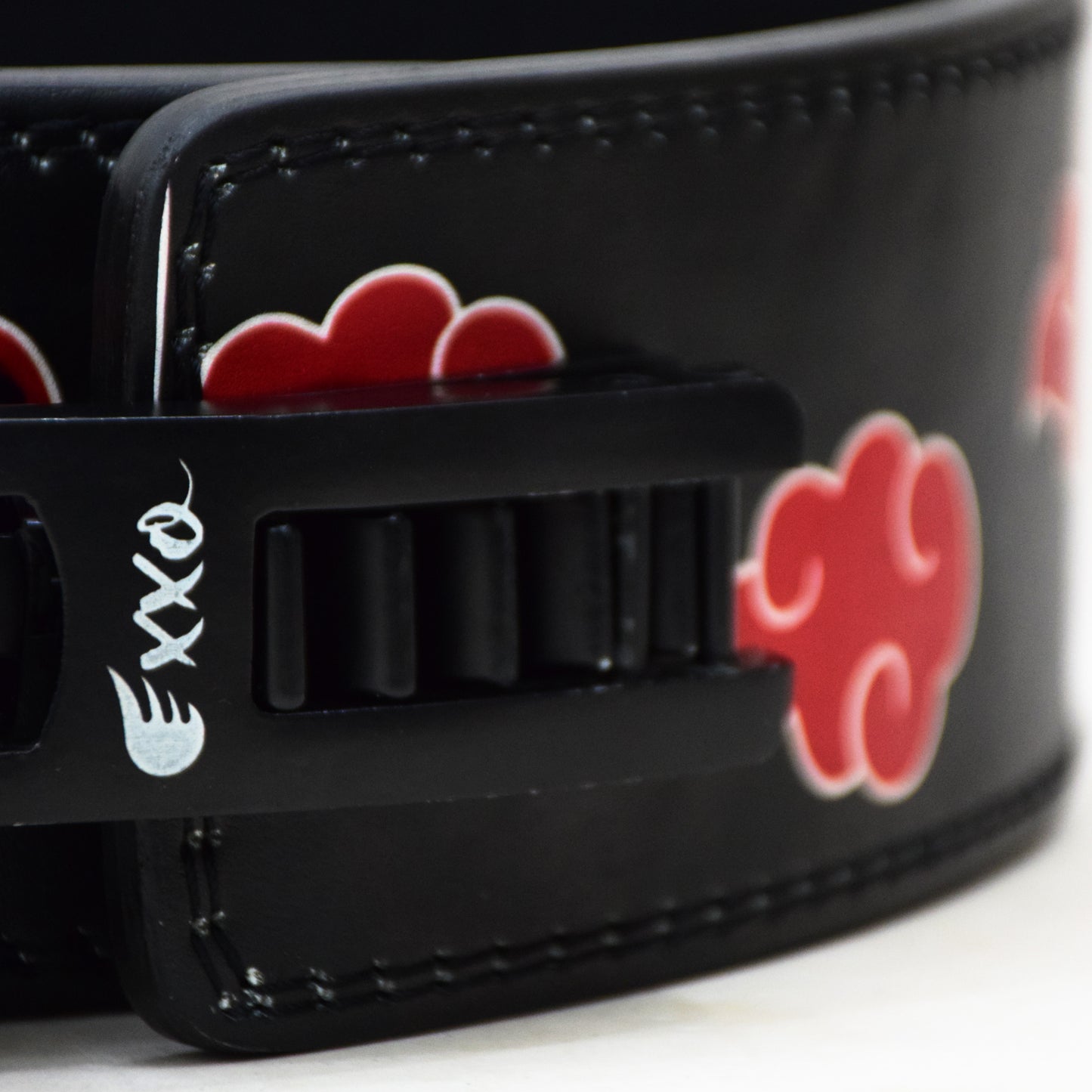 Red Cloud Anime Custom Lever Weightlifting Belt ā 10MM Heavy Duty Powerlifting Gym Belt with Adjustable Buckle for Squats, Deadlifts, and Perfect Back Support for Men & Women