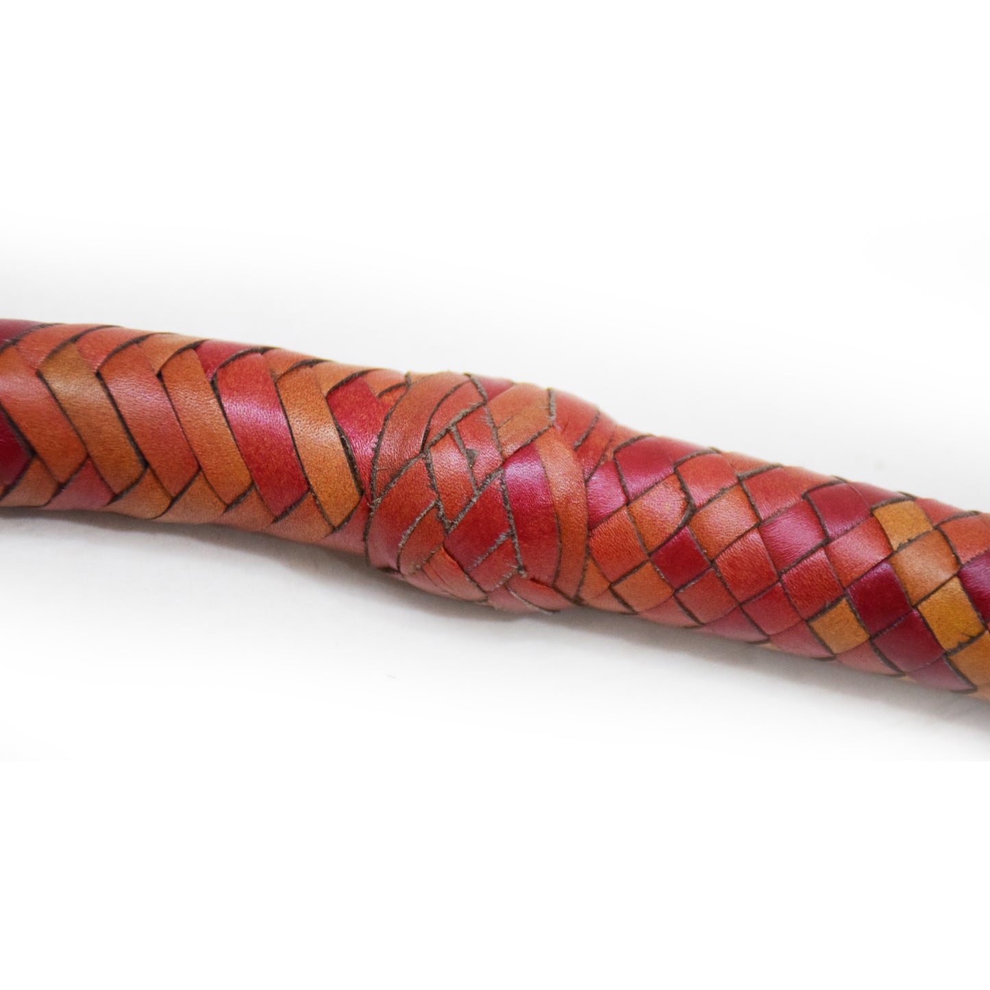Heavy Bullwhip – Real Cow Leather 16 Plait Handmade Whip (6ft–18ft) with Free Wrist Loop - V6