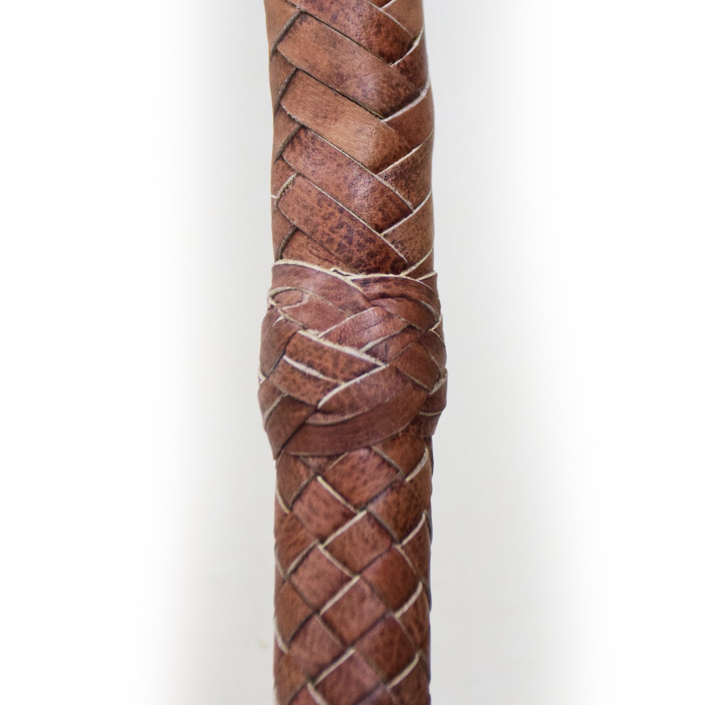 Heavy Bullwhip – Real Cow Leather 16 Plait Handmade Whip (6ft–18ft) with Free Wrist Loop - V5