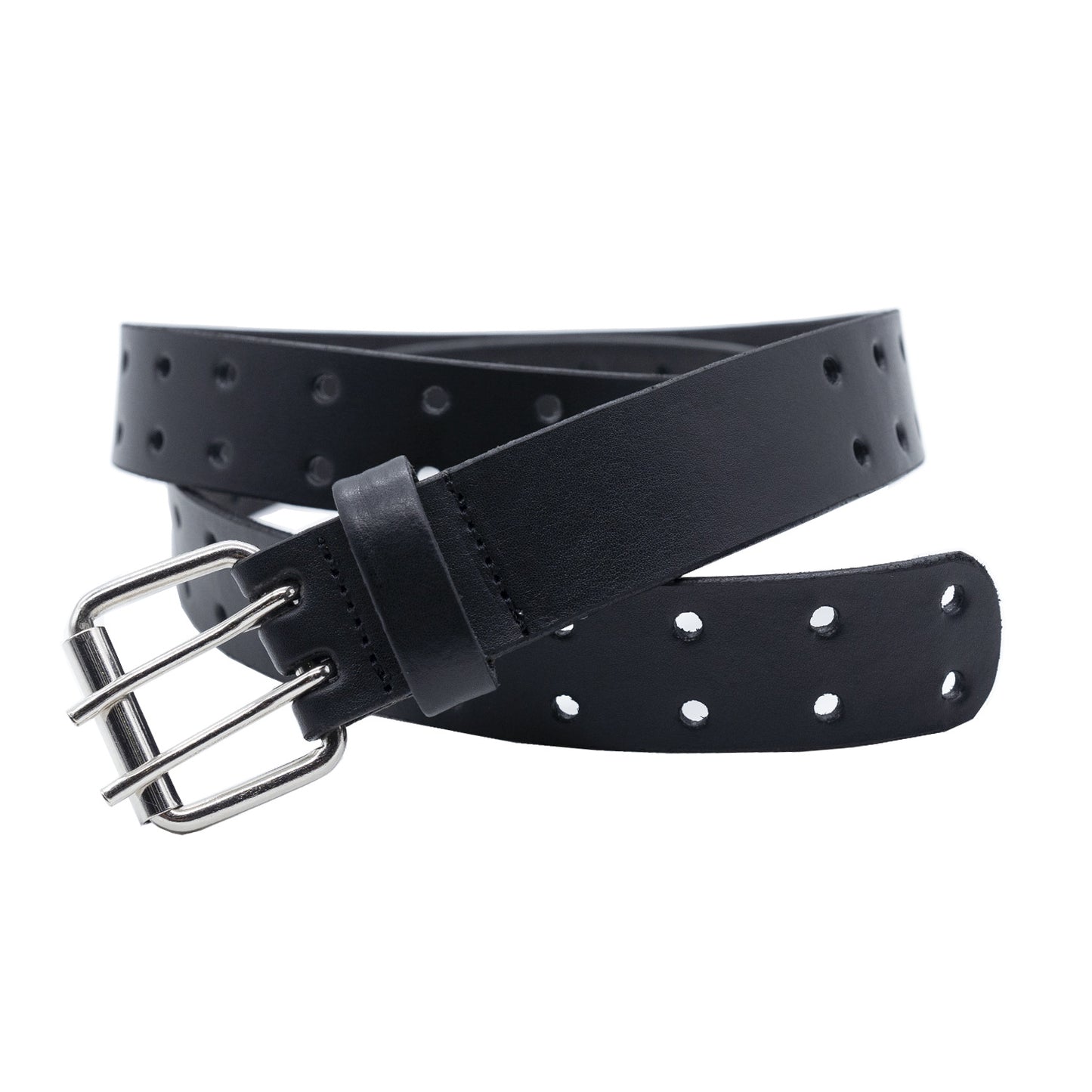 Set of 3 β 2 Wallets + 1 Genuine Leather Belt β Biker Gift Set