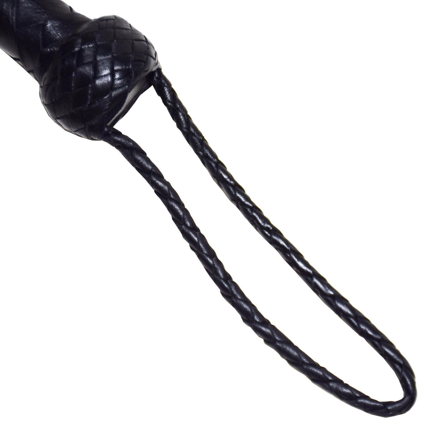 Aaylans Cow Leather Training Black Cat-o-Nine Flogger - Cat-o-Nine Heavy-Duty Horse Taming & Equestrian Tool
