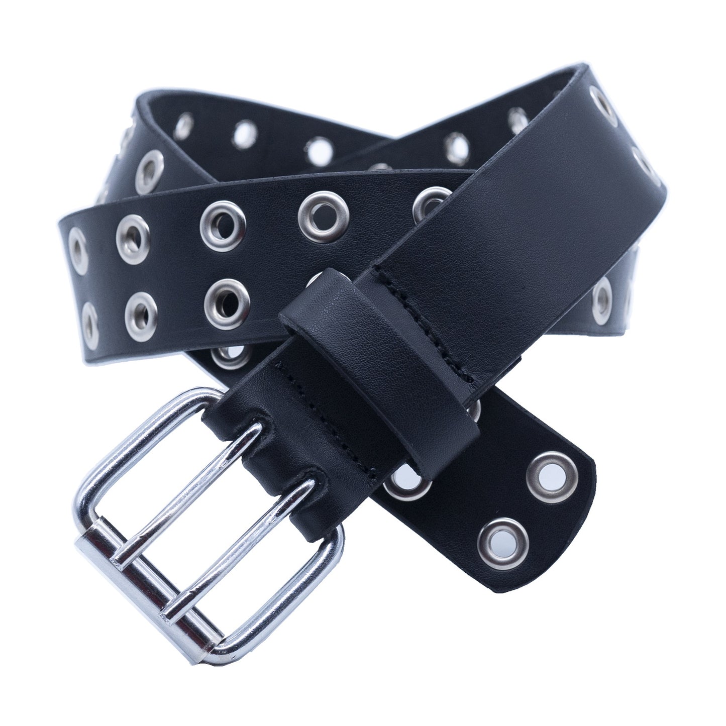 Set of 3 β 2 Wallets + 1 Genuine Leather Belt β Biker Gift Set