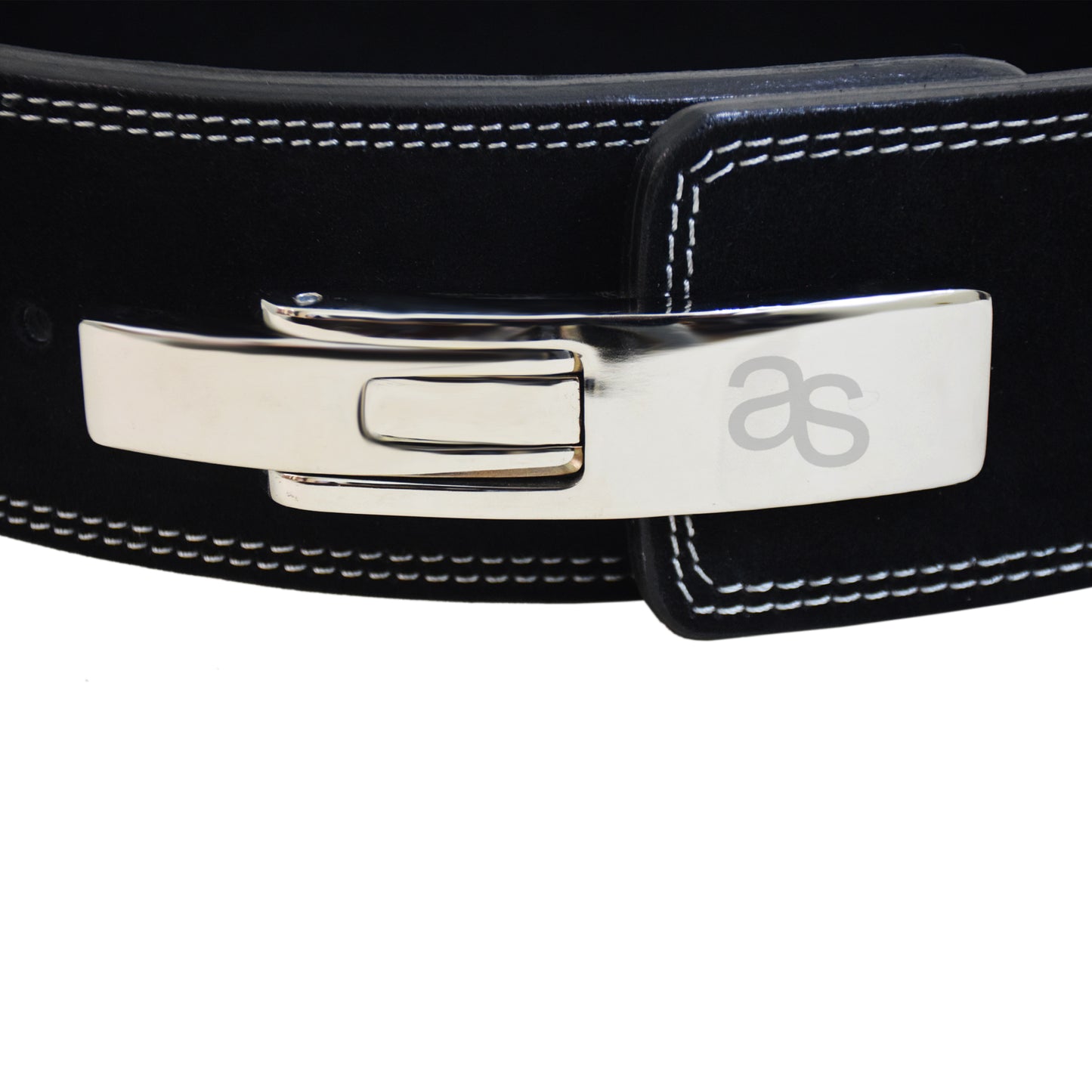 Aaylans Weightlifting Lever Belt Made of Genuine Cow Leather 13mm Thick Heavy duty Belt for Men & Women Lower Back Support for Gym Workouts Deadlifts Squats Powerlifting (Black (SilverBuckle))