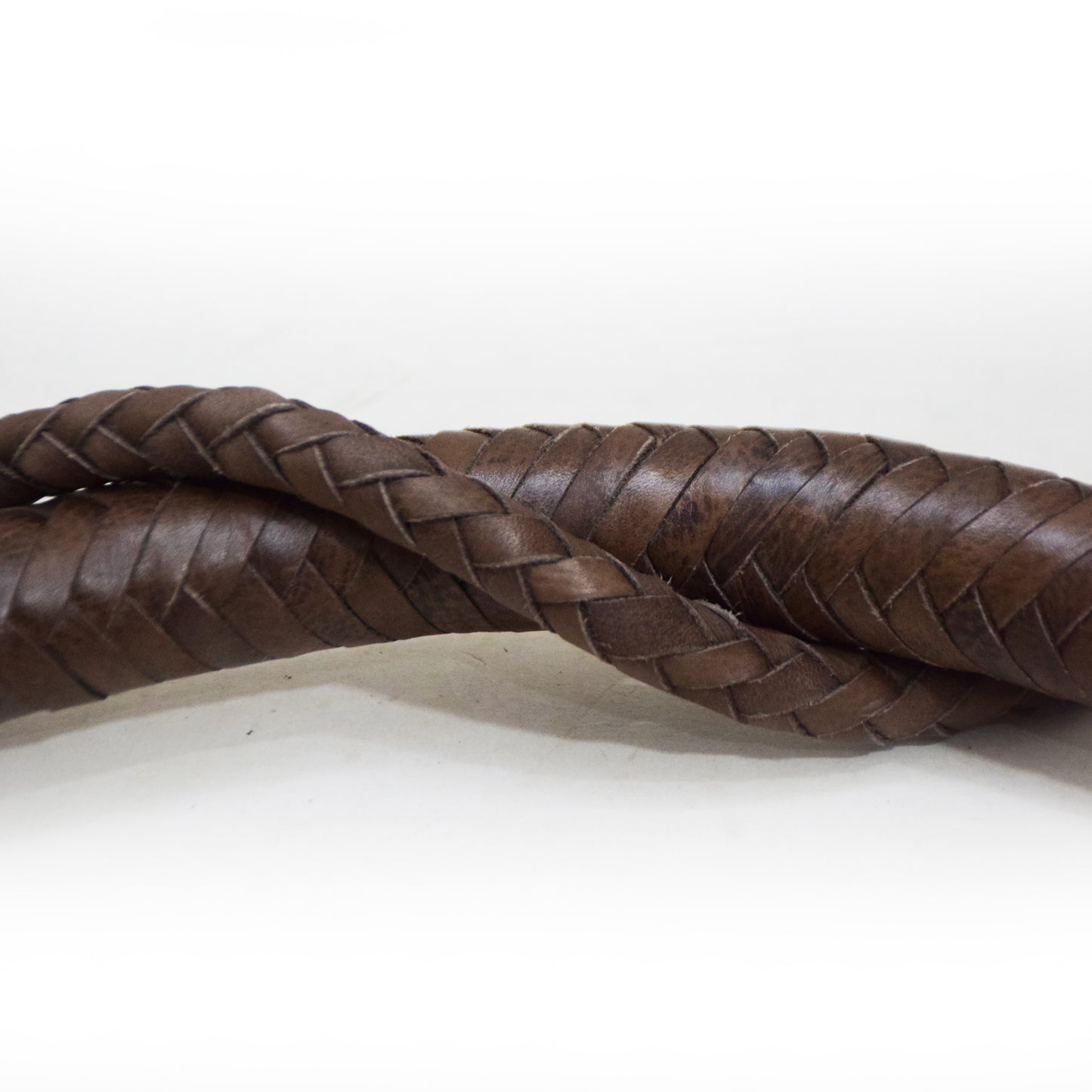 Heavy Bullwhip – Real Cow Leather 16 Plait Handmade Whip (6ft–18ft) with Free Wrist Loop - V2