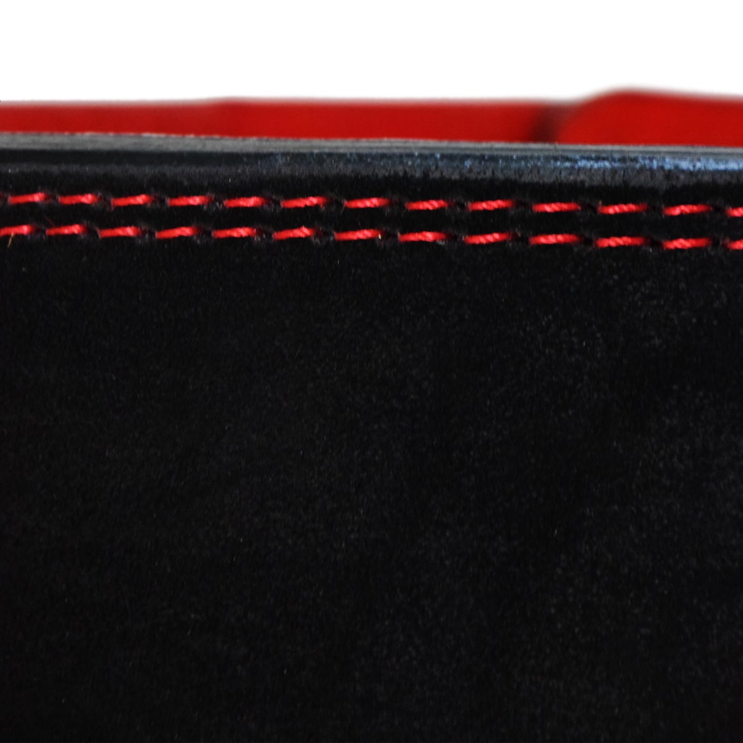Aaylans Weightlifting Lever Belt Made of Genuine Cow Leather 13mm Thick Heavy duty Belt for Men & Women Lower Back Support for Gym Workouts Deadlifts Squats Powerlifting (Black (Red Buckle))