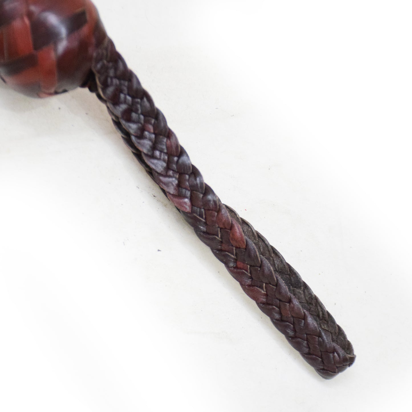 Heavy Bullwhip – Real Cow Leather 16 Plait Handmade Whip (6ft–18ft) with Free Wrist Loop - V1