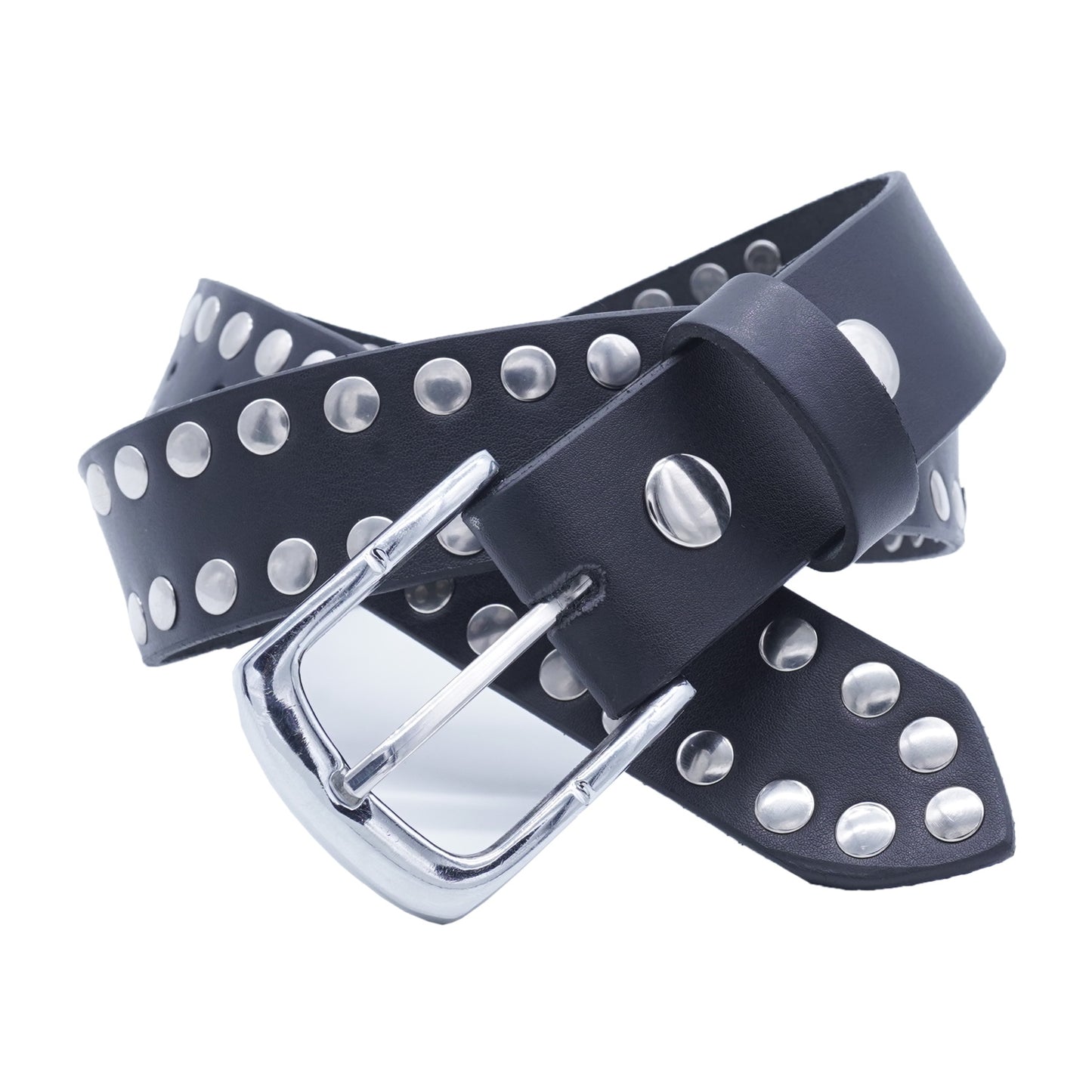 Set of 3 β 2 Wallets + 1 Genuine Leather Belt β Biker Gift Set