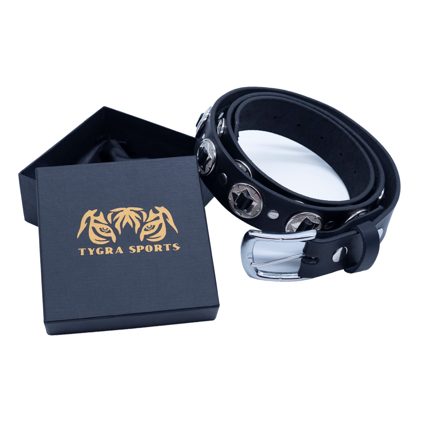 Set of 3 β 2 Wallets + 1 Genuine Leather Belt β Biker Gift Set