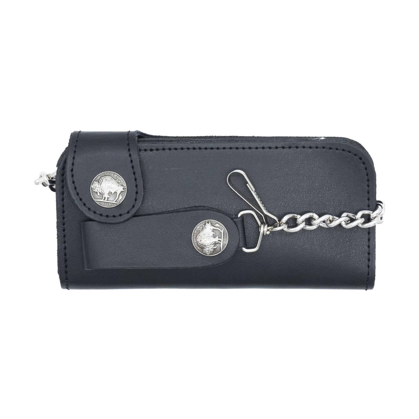 Set of 3 β 2 Wallets + 1 Genuine Leather Belt β Biker Gift Set