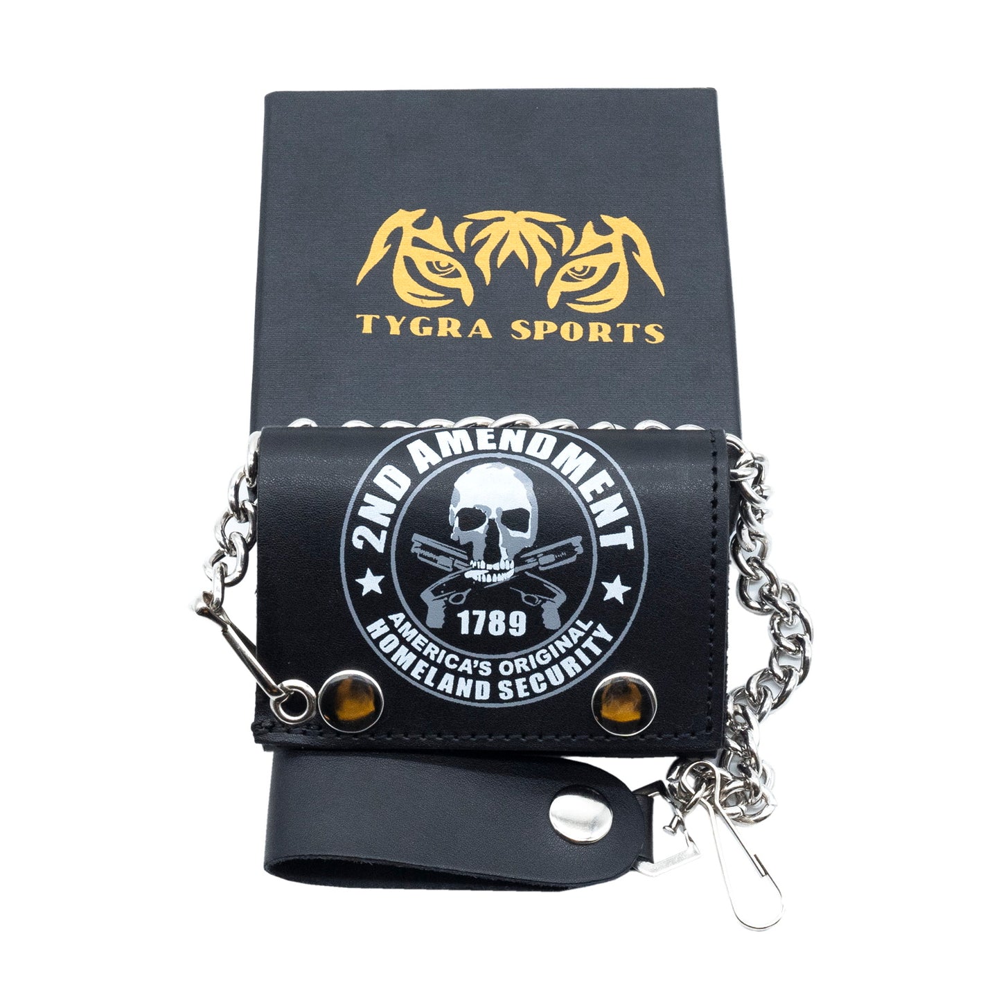 Set of 3 β 2 Wallets + 1 Genuine Leather Belt β Biker Gift Set