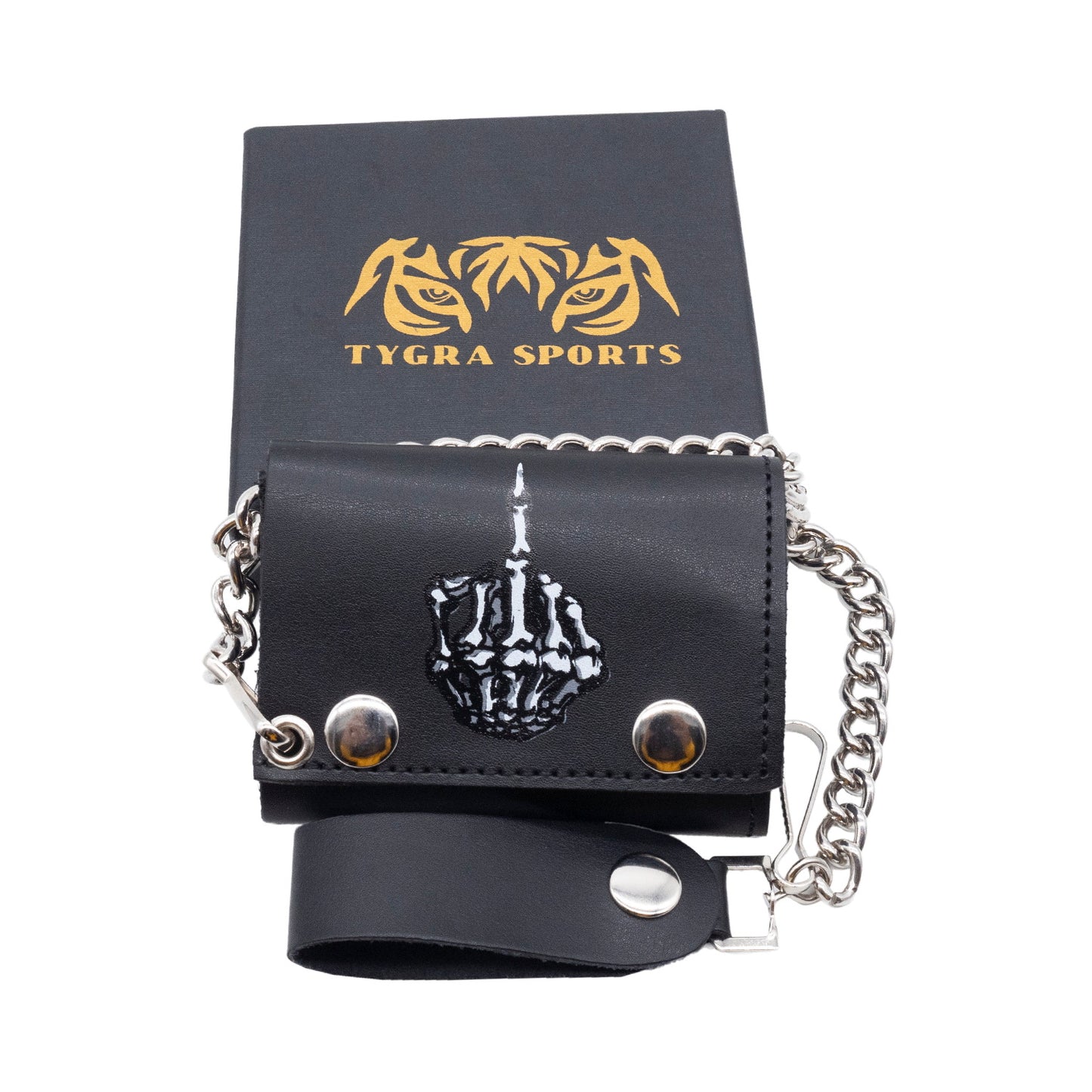 Set of 3 β 2 Wallets + 1 Genuine Leather Belt β Biker Gift Set