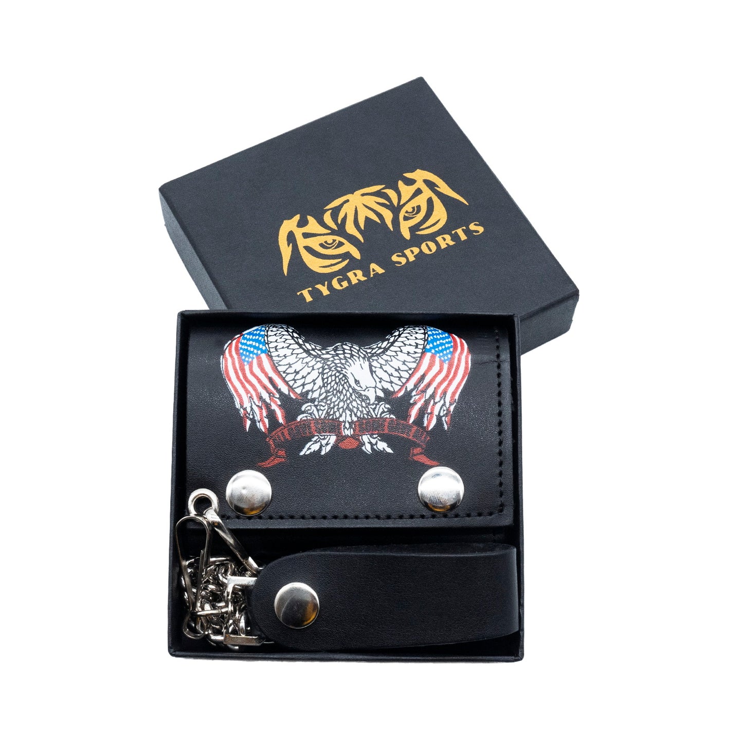 Set of 3 β 2 Wallets + 1 Genuine Leather Belt β Biker Gift Set