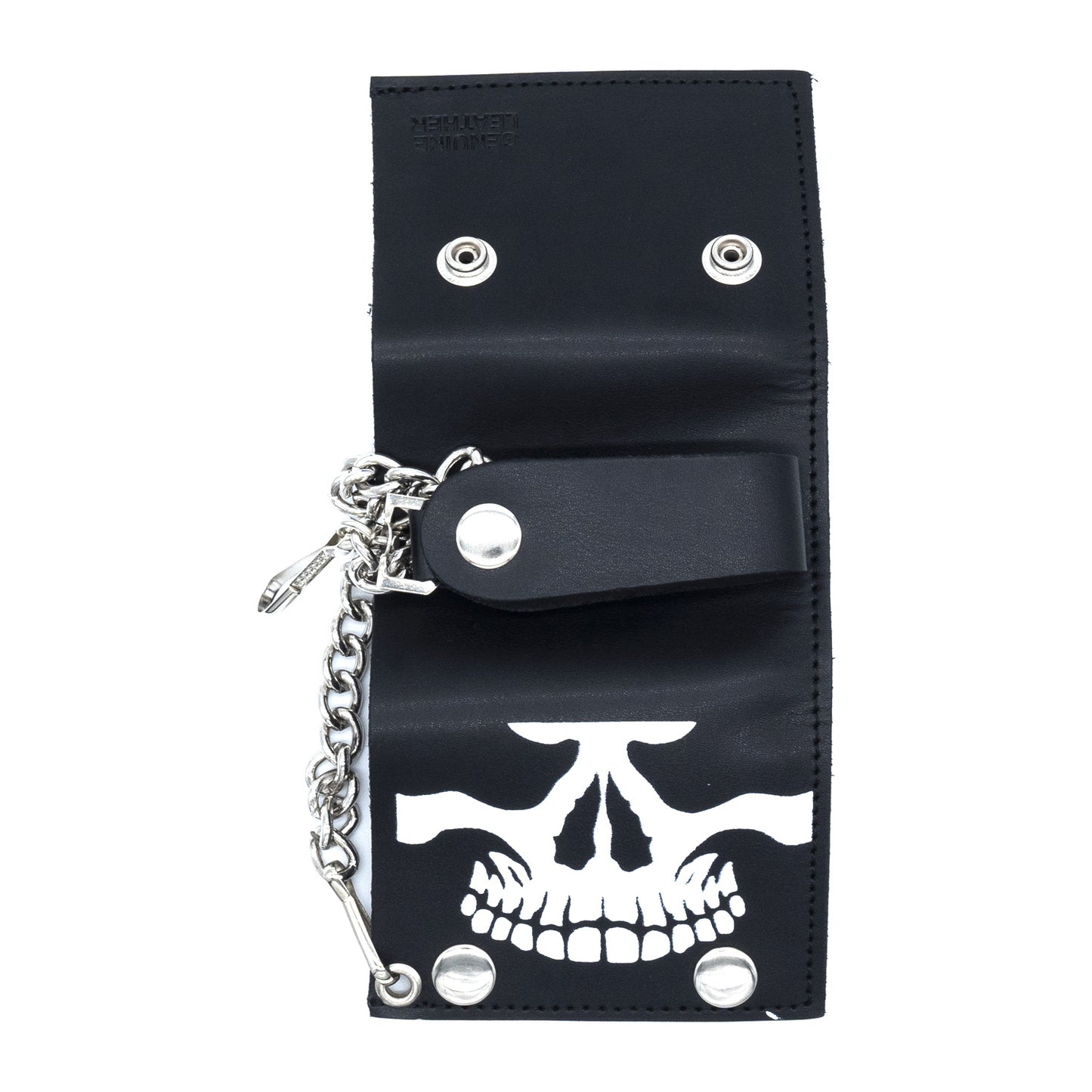 Set of 3 β 2 Wallets + 1 Genuine Leather Belt β Biker Gift Set