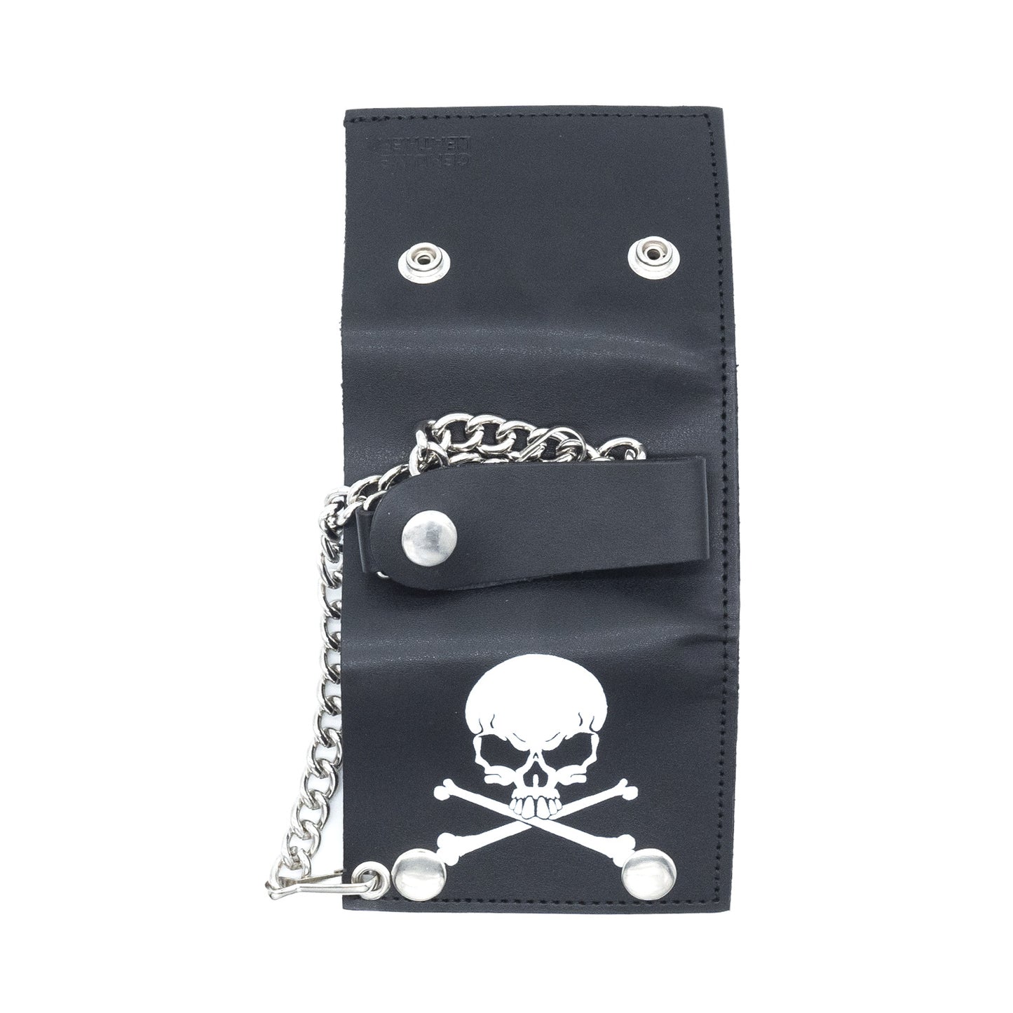 Set of 3 β 2 Wallets + 1 Genuine Leather Belt β Biker Gift Set