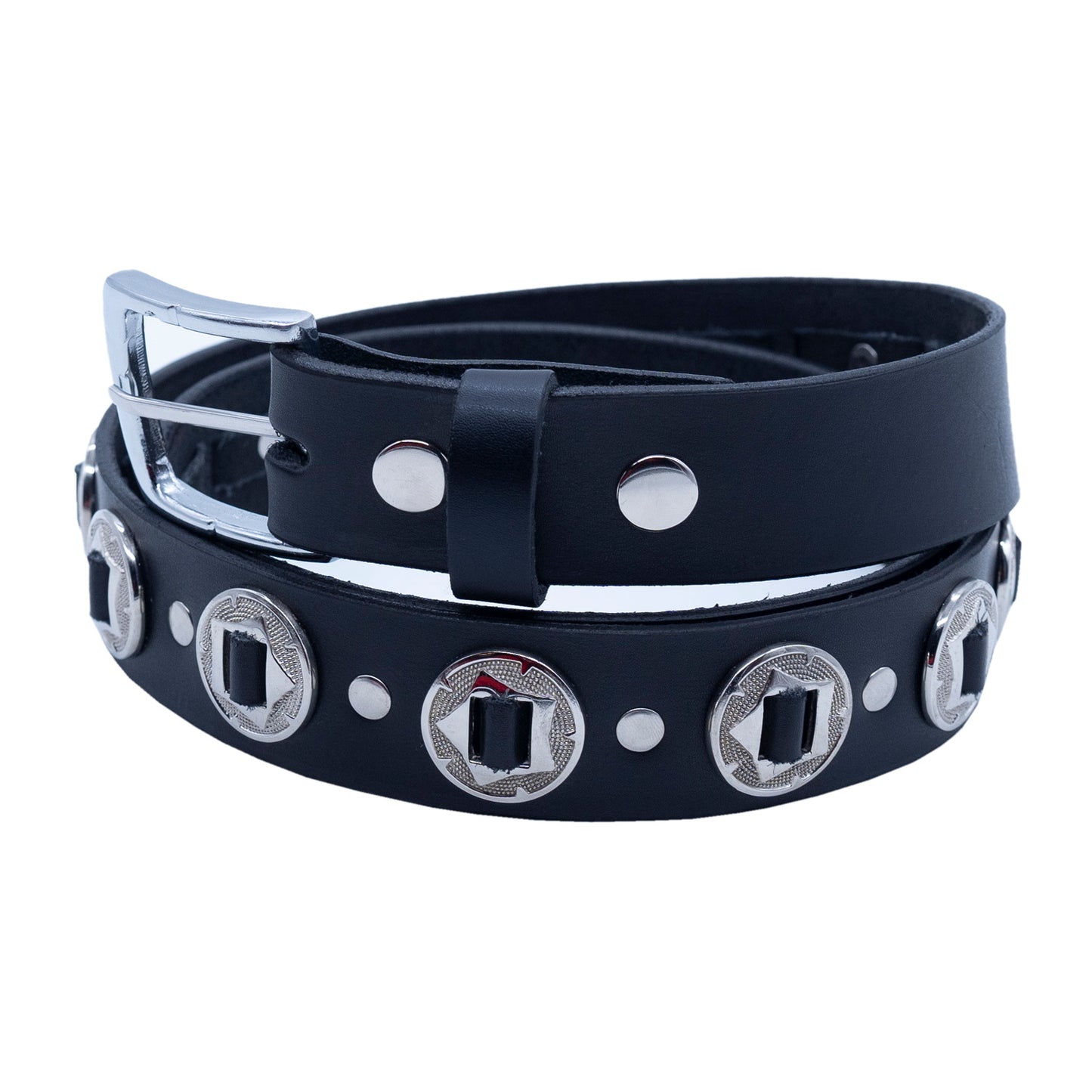 Set of 3 β 2 Wallets + 1 Genuine Leather Belt β Biker Gift Set