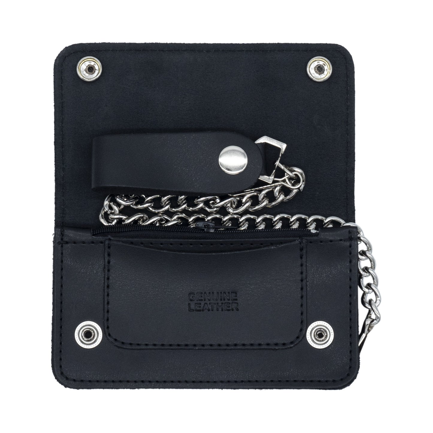 Set of 3 β 2 Wallets + 1 Genuine Leather Belt β Biker Gift Set