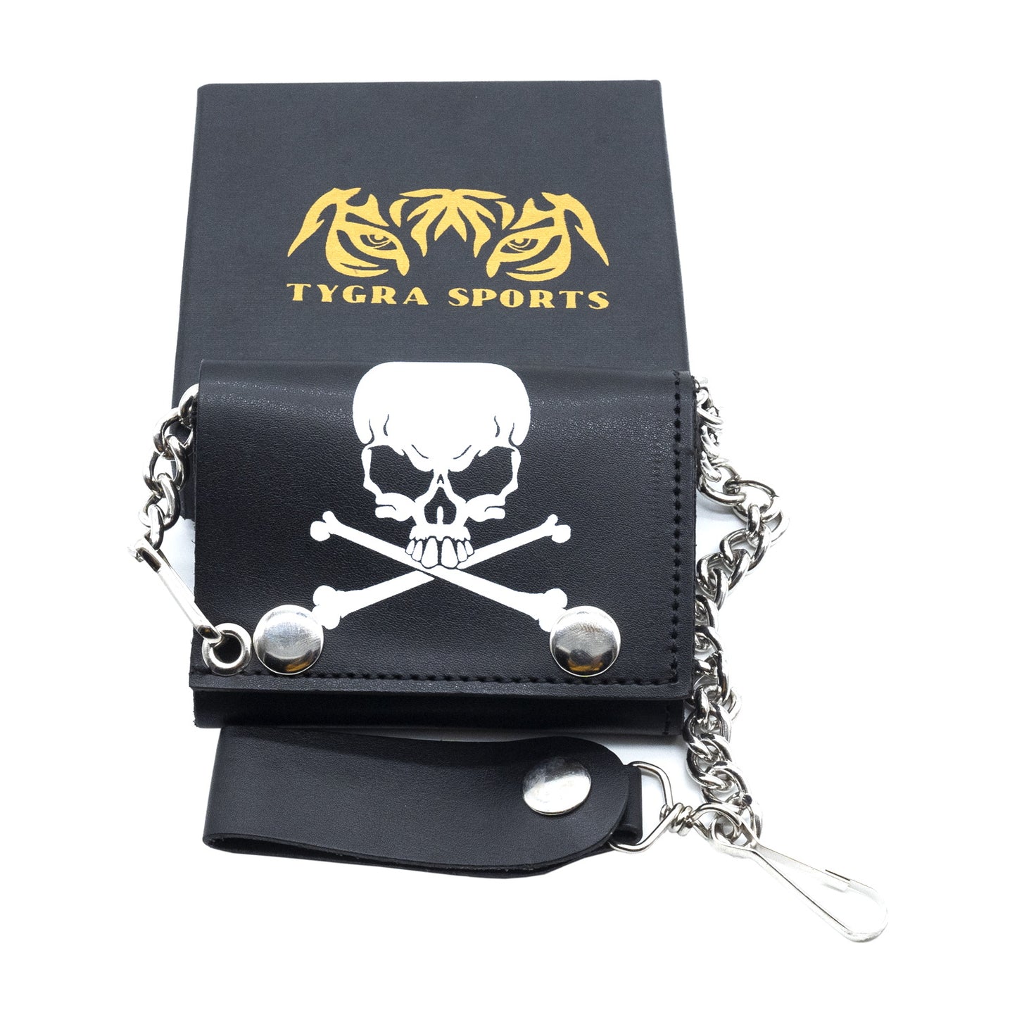 Set of 3 β 2 Wallets + 1 Genuine Leather Belt β Biker Gift Set