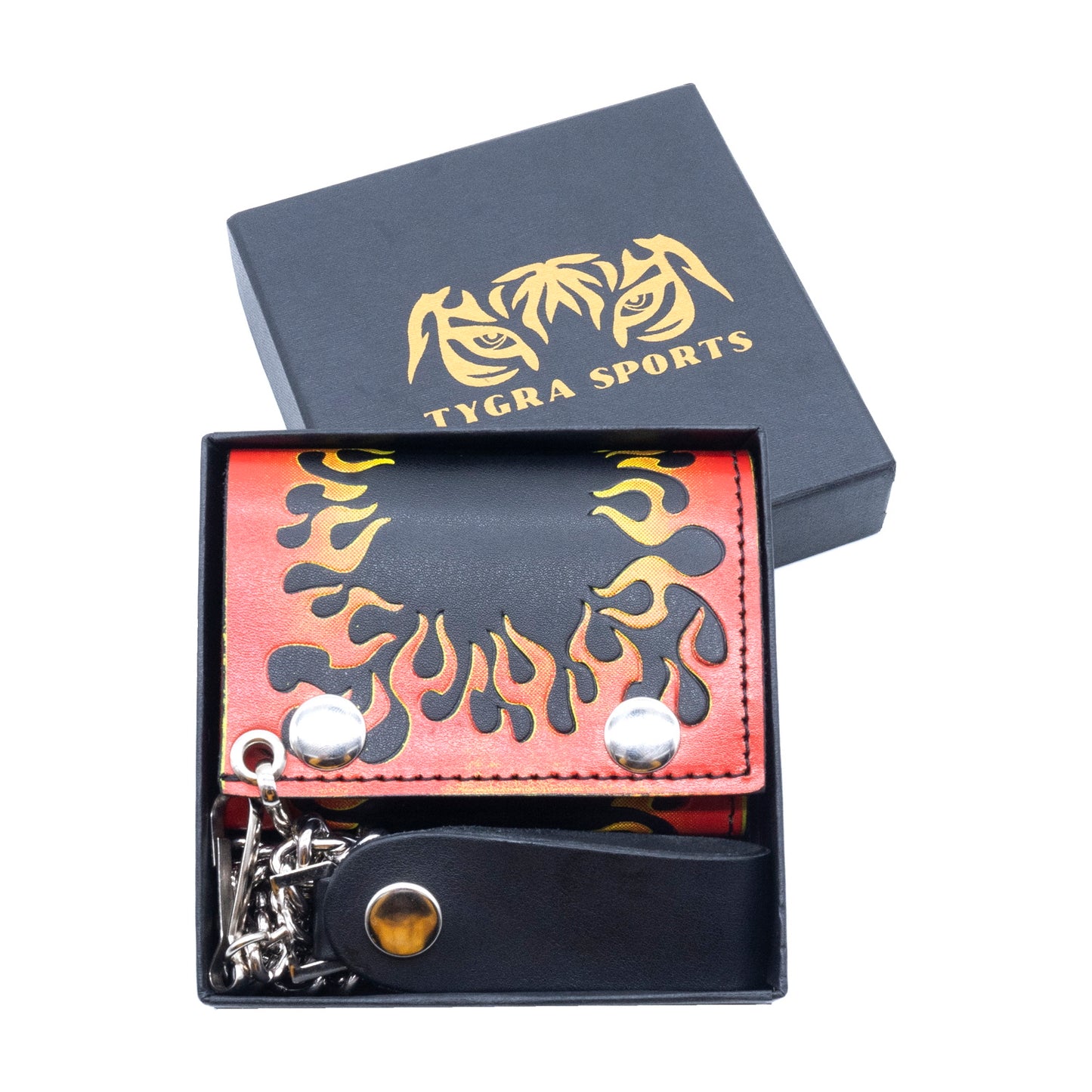 Set of 3 β 2 Wallets + 1 Genuine Leather Belt β Biker Gift Set