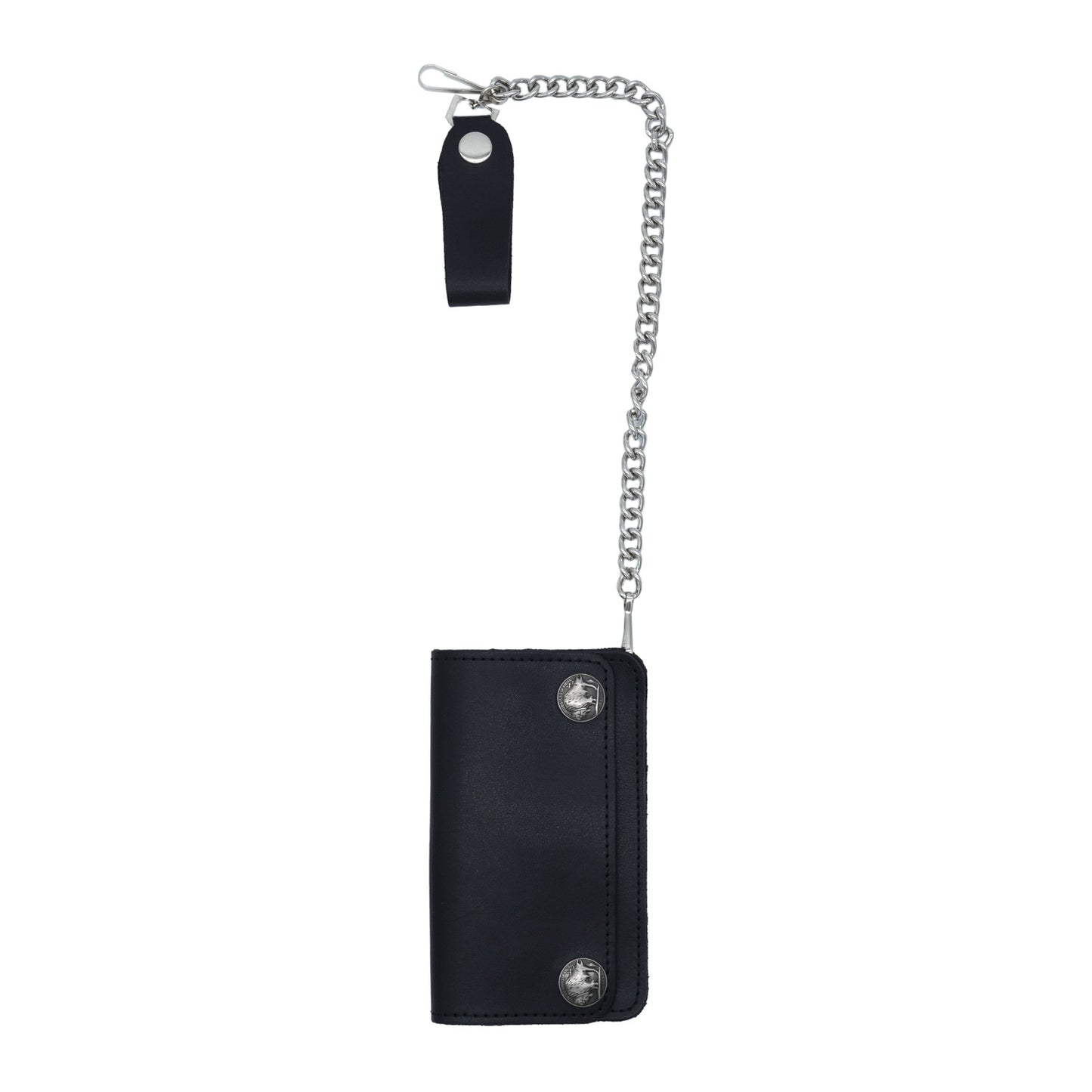 Set of 3 β 2 Wallets + 1 Genuine Leather Belt β Biker Gift Set