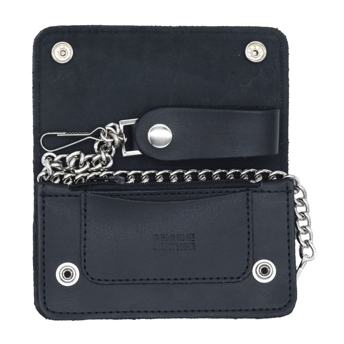 Set of 3 β 2 Wallets + 1 Genuine Leather Belt β Biker Gift Set
