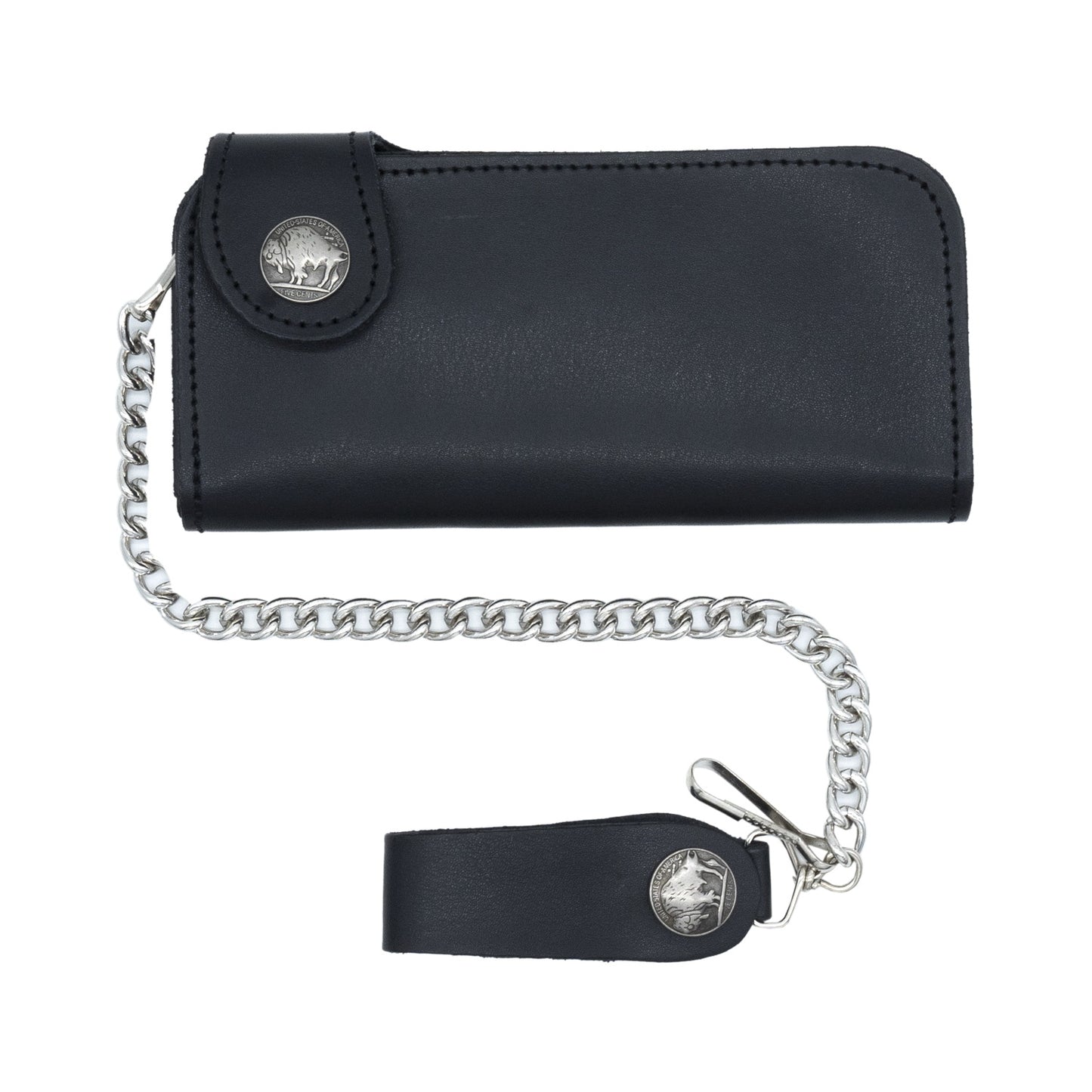 Set of 3 β 2 Wallets + 1 Genuine Leather Belt β Biker Gift Set