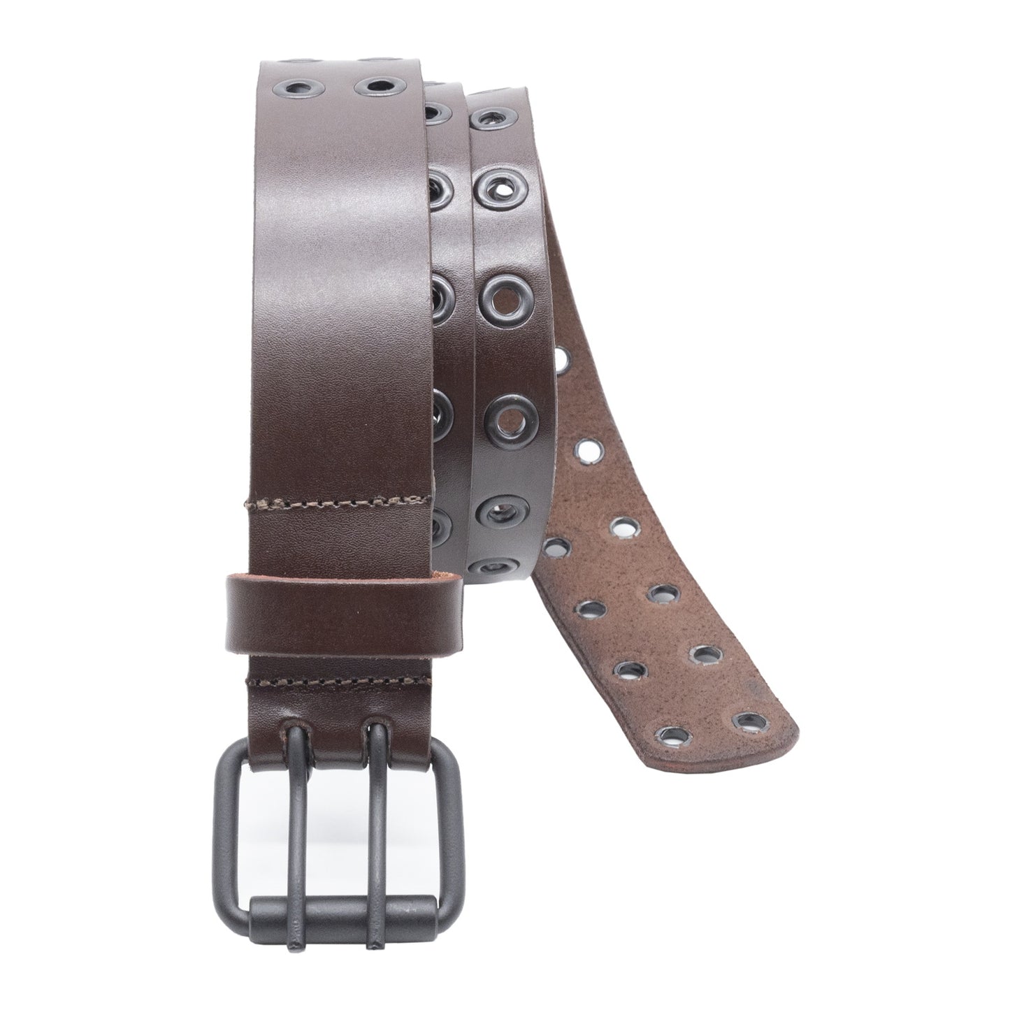 Set of 3 β 2 Wallets + 1 Genuine Leather Belt β Biker Gift Set