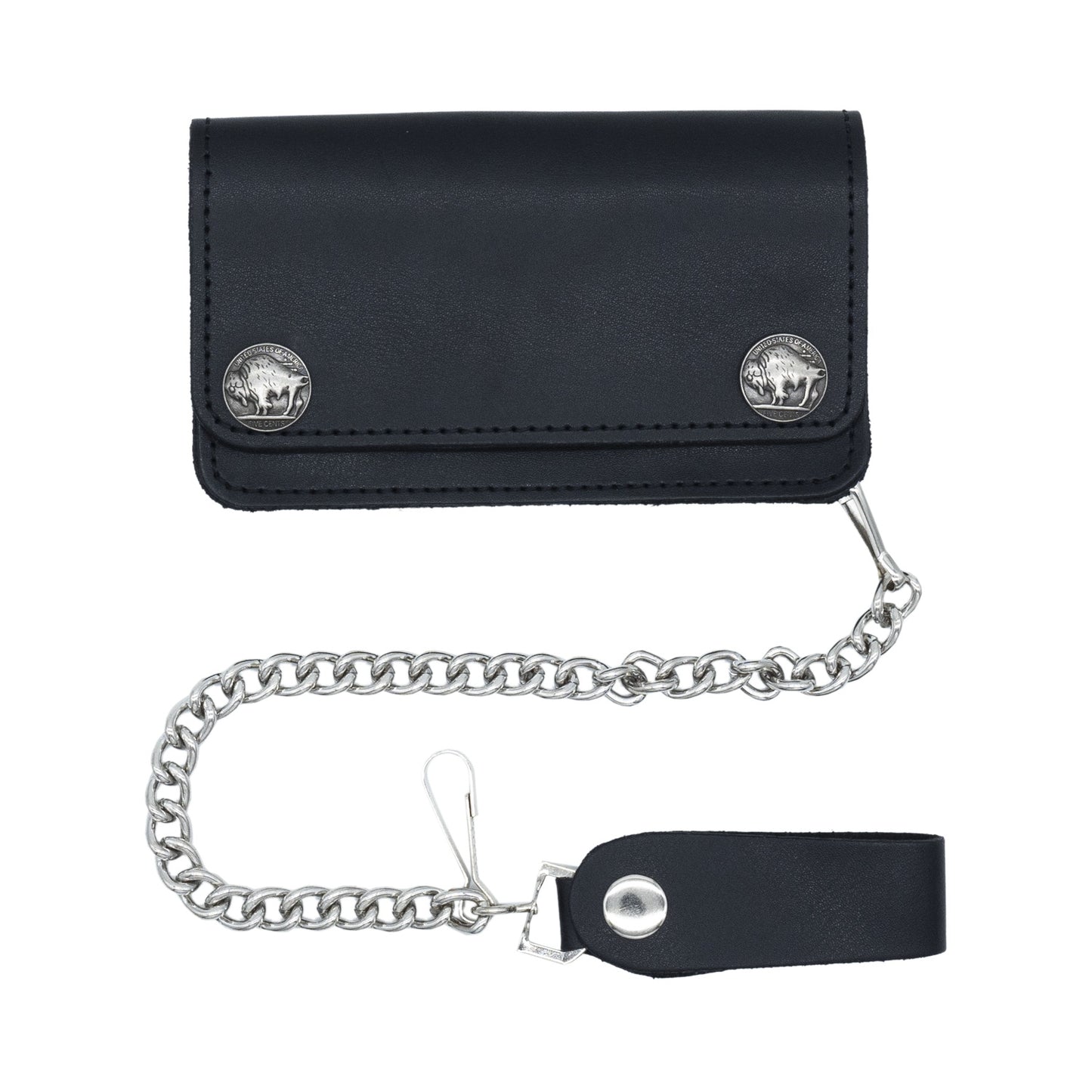 Set of 3 β 2 Wallets + 1 Genuine Leather Belt β Biker Gift Set