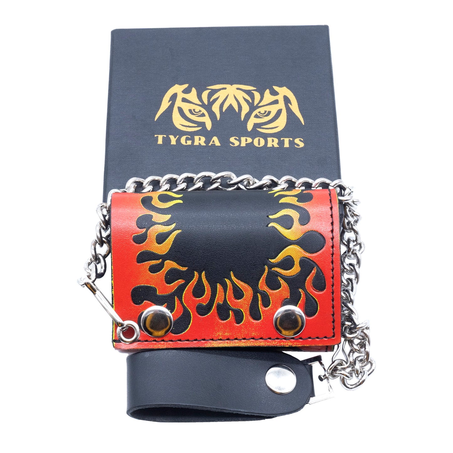 Set of 3 β 2 Wallets + 1 Genuine Leather Belt β Biker Gift Set
