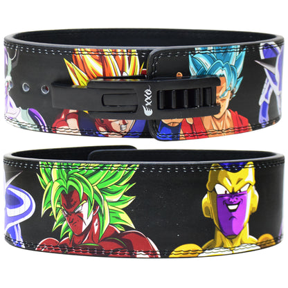 Anime Custom Lever Weightlifting Belt Dragon Ball Z themed – 10MM Heavy Duty Powerlifting Gym Belt with Adjustable Buckle for Squats, Deadlifts, and Perfect Back Support for Men & Women