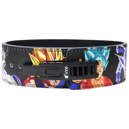 Anime Custom Lever Weightlifting Belt Dragon Ball Z themed – 10MM Heavy Duty Powerlifting Gym Belt with Adjustable Buckle for Squats, Deadlifts, and Perfect Back Support for Men & Women