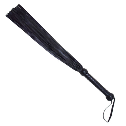 Aaylans Cowhide Suede Leather Training Jet Black Flogger - 25 Black Cow Mild Tails Heavy-Duty Horse Taming & Equestrian Tool