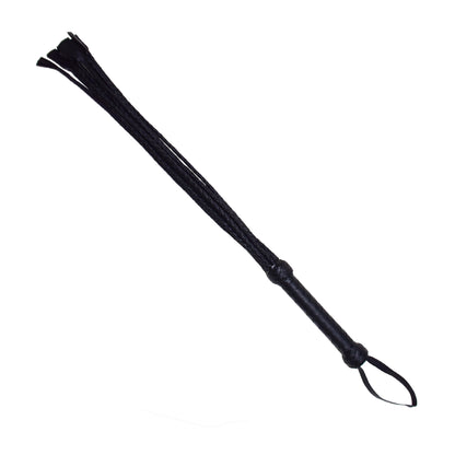 Aaylans Cow Leather Training Black Cat-o-Nine Flogger - Cat-o-Nine Heavy-Duty Horse Taming & Equestrian Tool