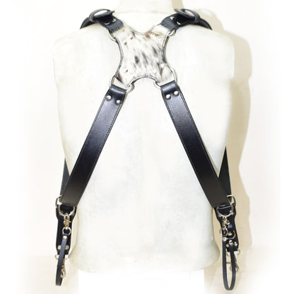 Leather Dual Camera Harness – Handmade Adjustable Sling Strap for Two Cameras | Comfortable & Durable for Professional Photographers V2
