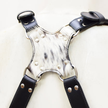 Leather Dual Camera Harness – Handmade Adjustable Sling Strap for Two Cameras | Comfortable & Durable for Professional Photographers V2