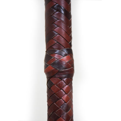 Heavy Bullwhip – Real Cow Leather 16 Plait Handmade Whip (6ft–18ft) with Free Wrist Loop - V1