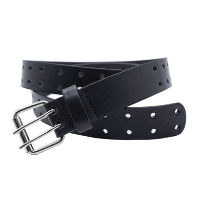 Set of 3 – 2 Wallets + 1 Genuine Leather Belt – Biker Gift Set