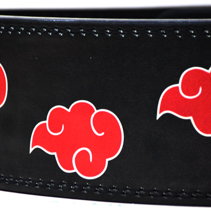 Red Cloud Anime Custom Lever Weightlifting Belt – 10MM Heavy Duty Powerlifting Gym Belt with Adjustable Buckle for Squats, Deadlifts, and Perfect Back Support for Men & Women