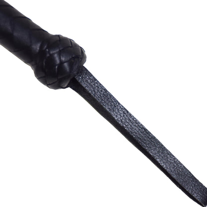 Aaylans Cow Leather Training Black Cat-o-Nine Flogger - Cat-o-Nine Heavy-Duty Horse Taming & Equestrian Tool