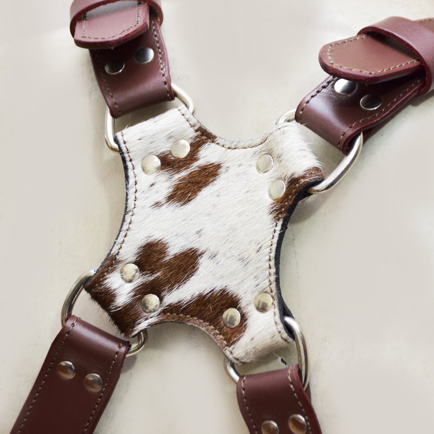 Leather Dual Camera Harness – Handmade Adjustable Sling Strap for Two Cameras | Comfortable & Durable for Professional Photographers V3