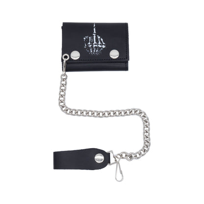 Set of 3 – 2 Wallets + 1 Genuine Leather Belt – Biker Gift Set